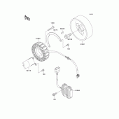 Схема вузла: Генератор для Kawasaki VN800 Vulcan 800 Drifter