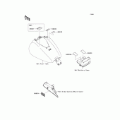 Схема узла: Информационные наклейки для Kawasaki VN1700 VN1700 Classic