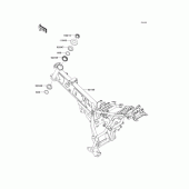 Схема узла: Рама для Kawasaki KL110 KSR