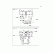 Схема вузла: Болти картера двигуна для Kawasaki ZX600 ZZ-R600