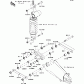 Схема узла: Suspension для Kawasaki ZX600 Ninja ZX-6R