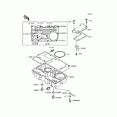 Схема узла: Масляный поддон для Kawasaki ZX900 GPZ900R