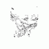 Схема узла: Крепление двигателя для Kawasaki EX300 Ninja 300