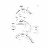 Схема вузла: Decals(bronze/gold)(vn1500-e4) для Kawasaki VN1500 Vulcan 1500 Classic