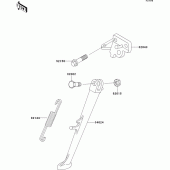 Схема узла: Stand(s) для Kawasaki ZX750 ZXR750