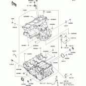 Схема узла: Картер двигателя для Kawasaki ZX1000 Ninja ZX-10R