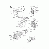 Схема вузла: Engine Cover(S) для Kawasaki ZX1400 Ninja ZX-14R