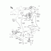 Схема вузла: Fuel evaporative system(ca) для Kawasaki VN1700 Vulcan 1700 Vaquero