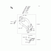 Схема вузла: Рама для Kawasaki ZX750 Ninja ZX-7