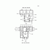 Схема вузла: Болти картера двигуна для Kawasaki ZR1100 Zephyr 1100RS