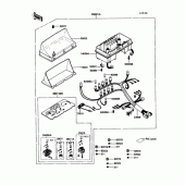 Схема вузла: Meter для Kawasaki ZG1200 Voyager XII