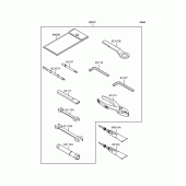 Схема вузла: Інструмент для Kawasaki EX400 EX-4