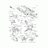 Схема вузла: Електроустаткування для Kawasaki KLE650 Versys 650 ABS