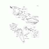 Схема вузла: Taillight(s) для Kawasaki ZX1000 Ninja ZX-10R