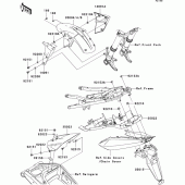 Схема узла: Крыло для Kawasaki ZX1000 Ninja ZX-10R