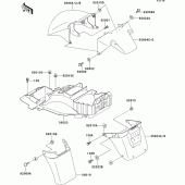 Схема узла: Крыло для Kawasaki ZX1100 ZZ-R1100