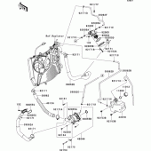 Схема узла: Water pipe для Kawasaki ZG1400 1400GTR ABS