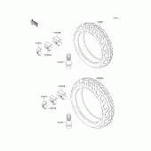 Схема узла: Шины для Kawasaki ZX1100 Ninja ZX-11