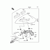 Схема вузла: Аксесуар (Single Sheet Cover) для Kawasaki EX400 Ninja 400R