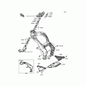 Схема узла: Рама для Kawasaki ZX1000 Z1000SX ABS