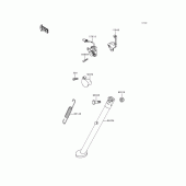 Схема вузла: Stand(s) для Kawasaki KL650 KLR650