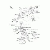 Схема вузла: Крило для Kawasaki ZR1000 Z1000