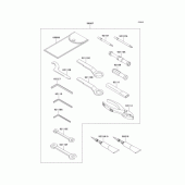 Схема вузла: Інструмент для Kawasaki ER400 ER-4N