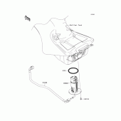Схема узла: Топливный насос для Kawasaki ZX1400 Ninja ZX-14R