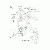 Схема вузла: Fuel injection для Kawasaki VN1600 Vulcan 1600 Mean Streak