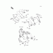 Схема узла: Cowling(center) для Kawasaki EX650 Ninja 650