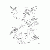 Схема вузла: Вихлопна система для Kawasaki KLE650 Versys 650 ABS