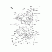 Схема вузла: Картер двигуна для Kawasaki EJ650 W650