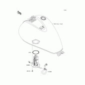 Схема вузла: Паливний насос для Kawasaki VN900 Vulcan 900 Custom