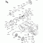 Схема узла: Масляный насос для Kawasaki ZR800 Z800 ABS