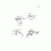 Схема вузла: Decals(Black) для Kawasaki ER650 ER-6N ABS