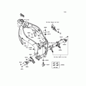 Схема вузла: Frame Fittings(Front) для Kawasaki ZX600 Ninja ZX-6R