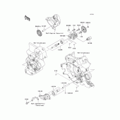 Схема вузла: Масляний насос для Kawasaki KLX450 KLX450R