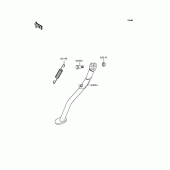 Схема узла: Подставка для Kawasaki KLX250 KLX250