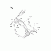 Схема узла: Рама для Kawasaki VN1500 Vulcan 1500 Classic