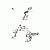 Схема вузла: Рама для Kawasaki ZR800 Z800 ABS