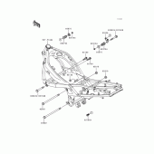 Схема вузла: Кріплення двигуна для Kawasaki ZX600 Ninja ZX-6
