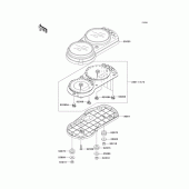 Схема вузла: Meter(s) для Kawasaki ZX900 Ninja ZX-9R