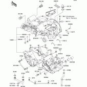 Схема узла: Картер двигателя для Kawasaki EJ650 W650
