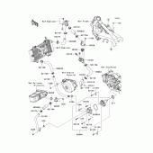 Схема узла: Water pipe для Kawasaki EX250 Ninja 250