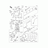 Схема вузла: Accelerator pump для Kawasaki ZX750 Ninja ZX-7R