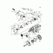 Схема узла: Starter Motor для Kawasaki ER650 ER-6N