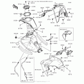 Схема вузла: Паливний бак(1/2)(Jhf/jjf) для Kawasaki BR125 Z125 Pro