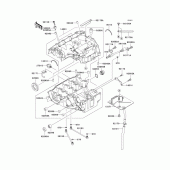 Схема вузла: Картер двигуна для Kawasaki ZX600 Ninja ZX-6RR