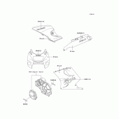 Схема вузла: Decals(black)(zx1100-d2) для Kawasaki ZX1100 Ninja ZX-11