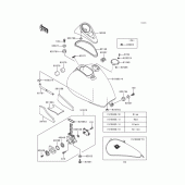 Схема вузла: Паливний бак(1/2)(vn800-a1/a2) для Kawasaki VN800 Vulcan 800